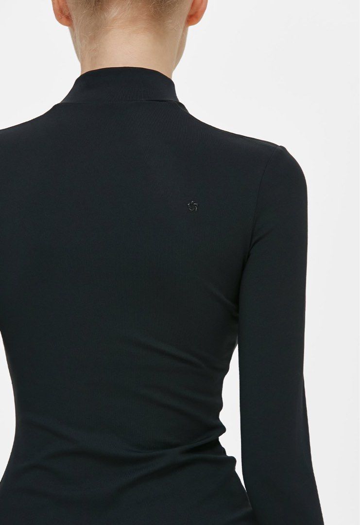 Cutout Layering Long Sleeve Top