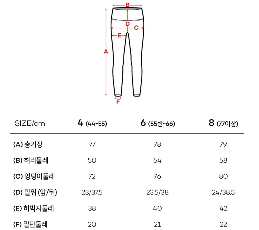 Release light 4.0_8.5 parts legging