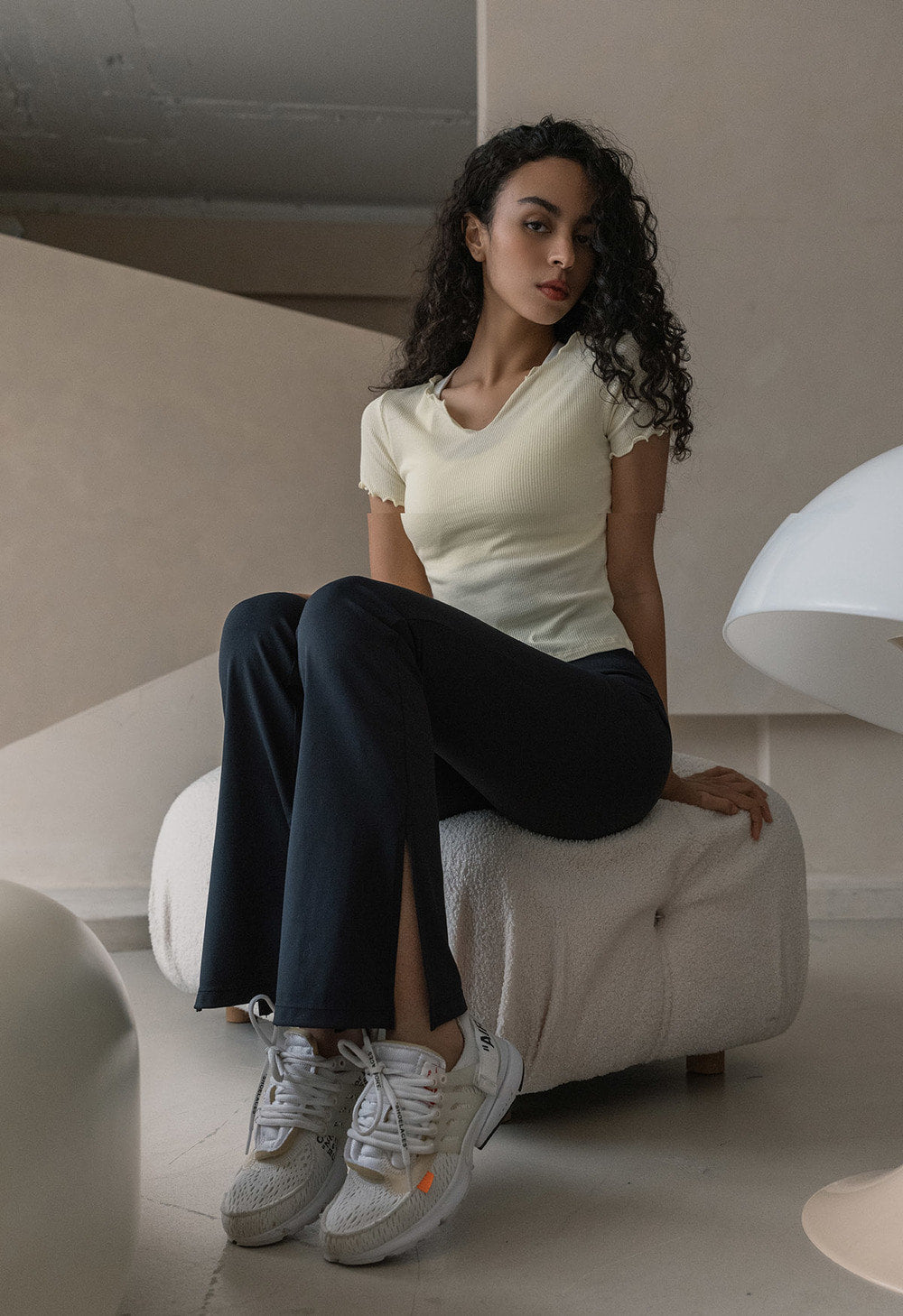 Side Split Bootcut Legging