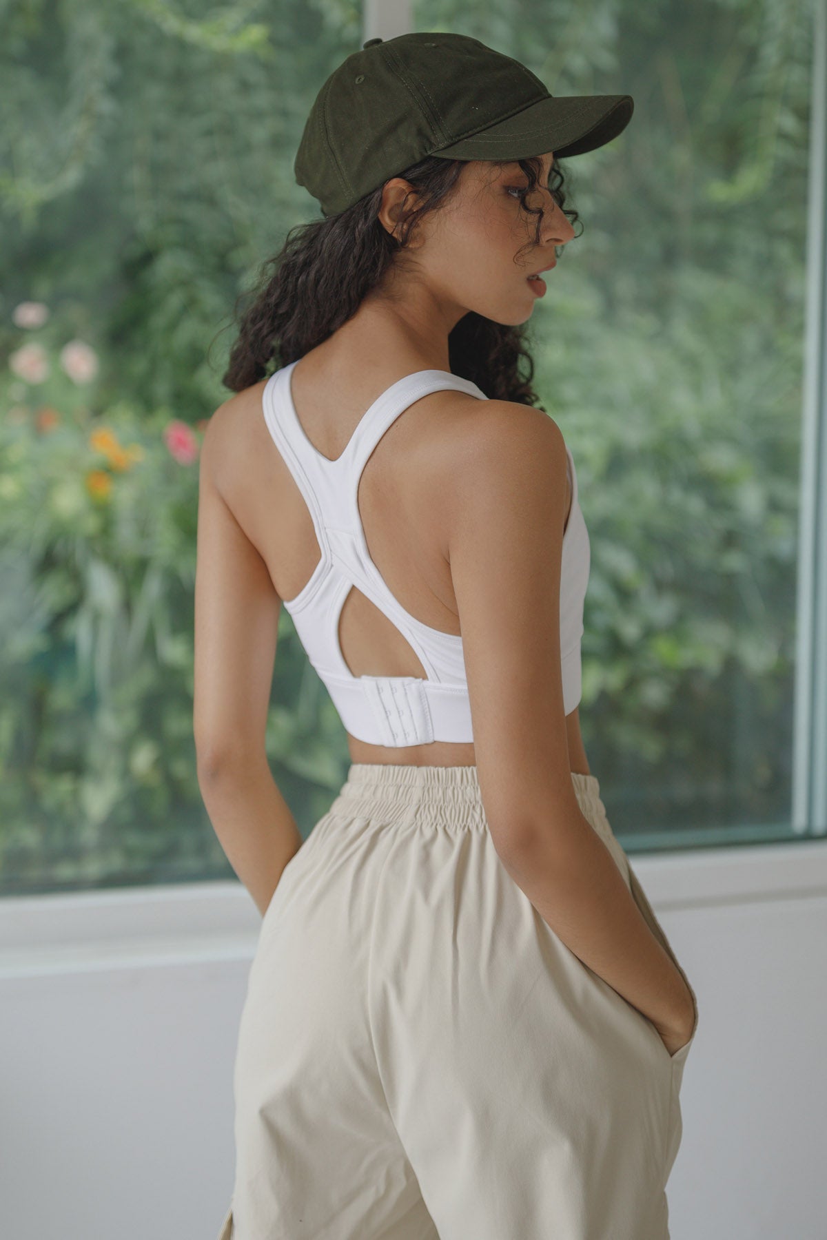 Support Back Hook Bra Top