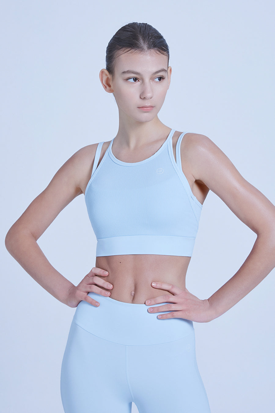 Ribbed Mix Bra Top