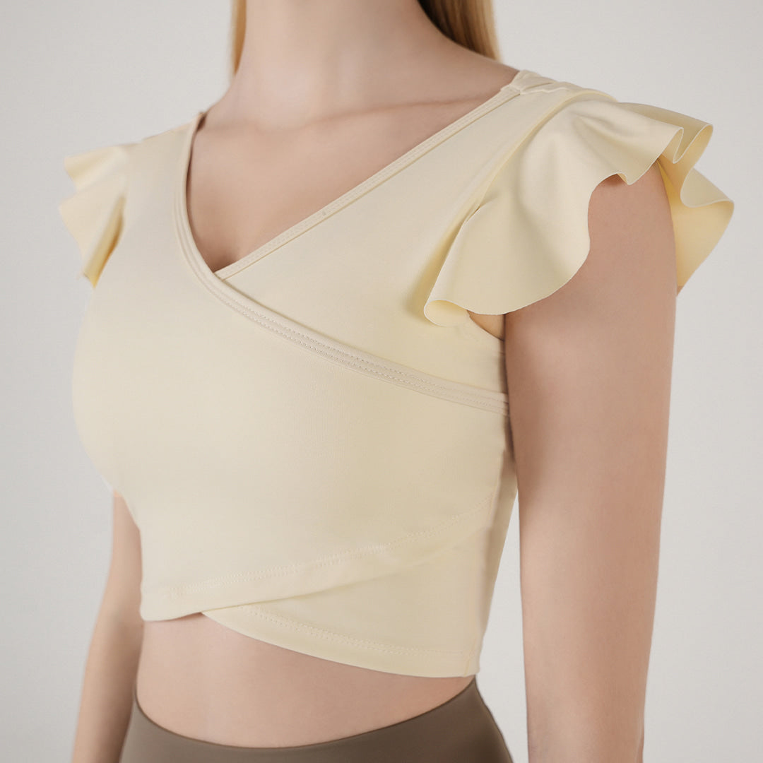 Mellow Ruffle Crop Top