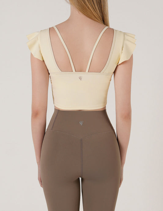 Mellow Ruffle Crop Top