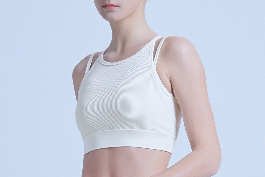 Ribbed Mix Bra Top