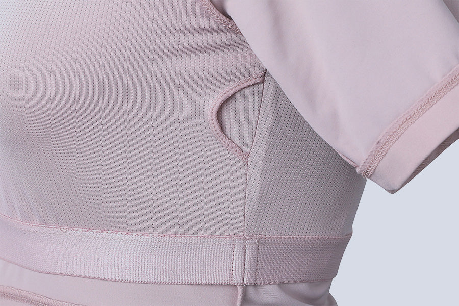 Plain Cropped Short Sleeves Top