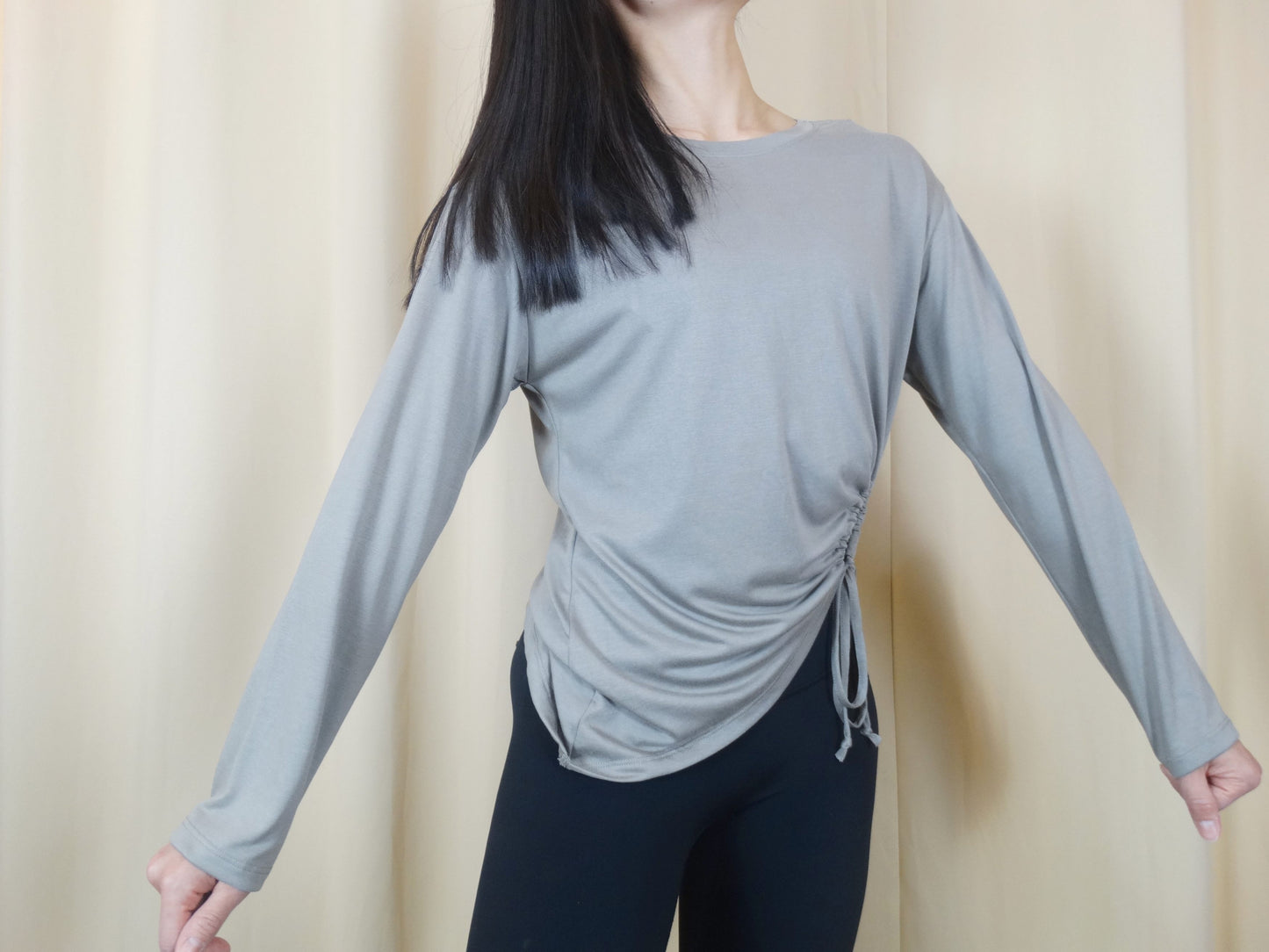 Asymmetric Long Sleeve Top
