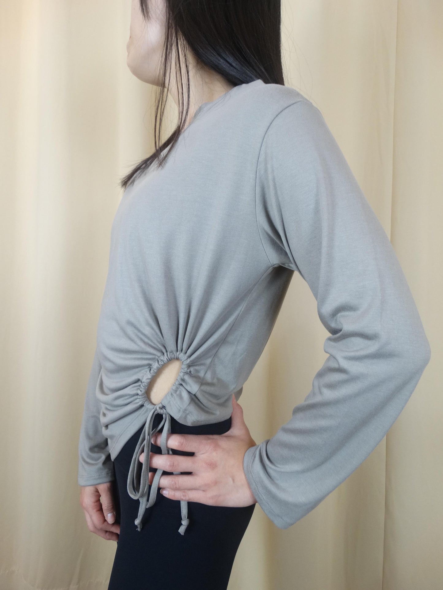 Asymmetric Long Sleeve Top