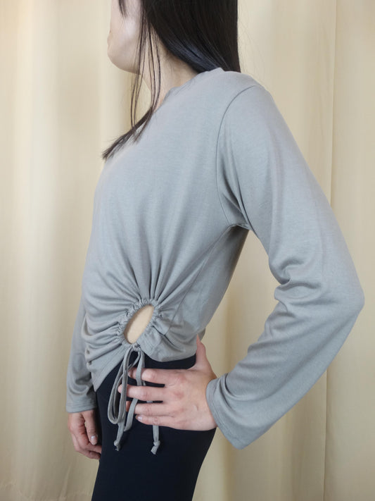 Asymmetric Long Sleeve Top