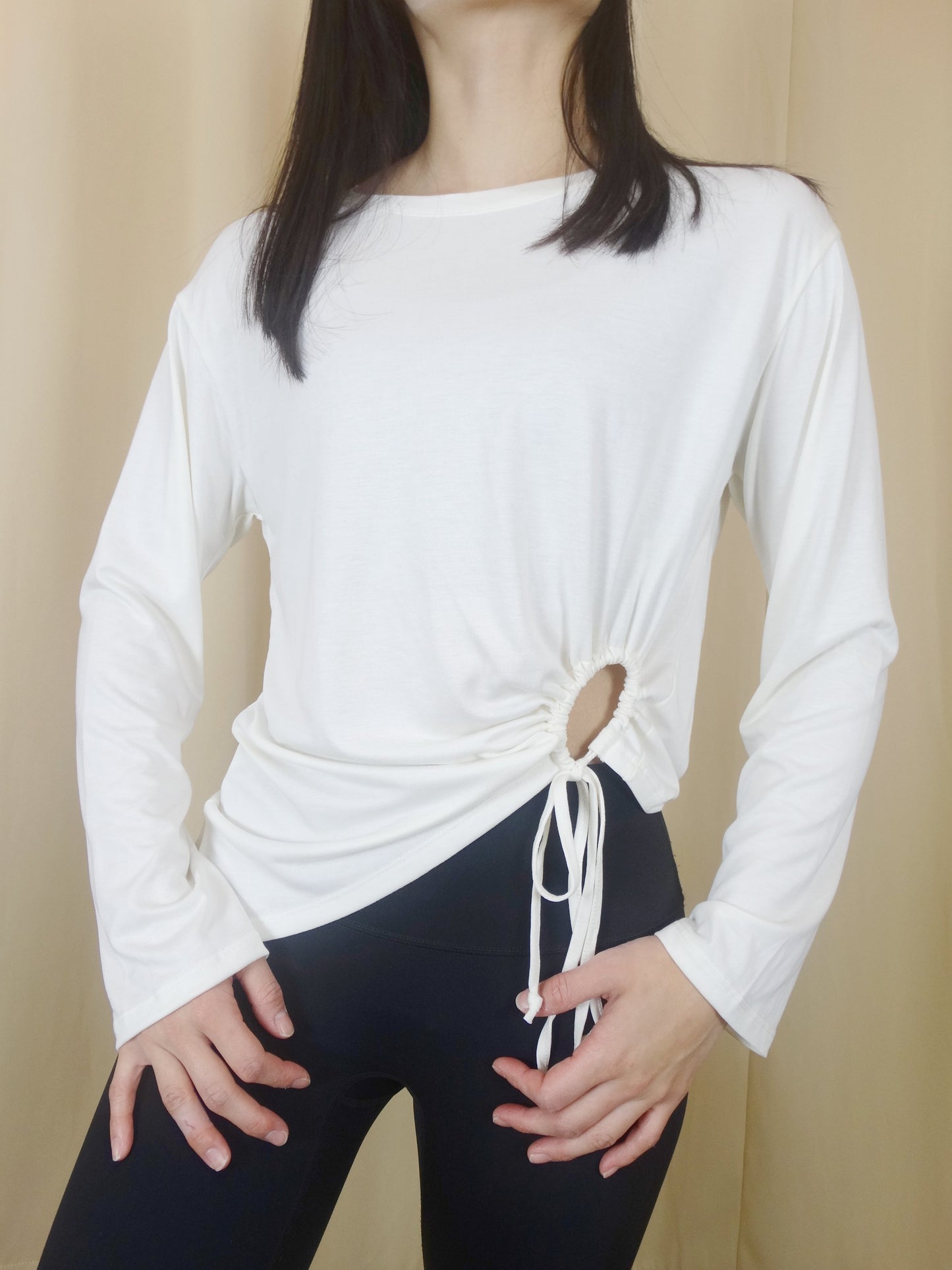 Asymmetric Long Sleeve Top