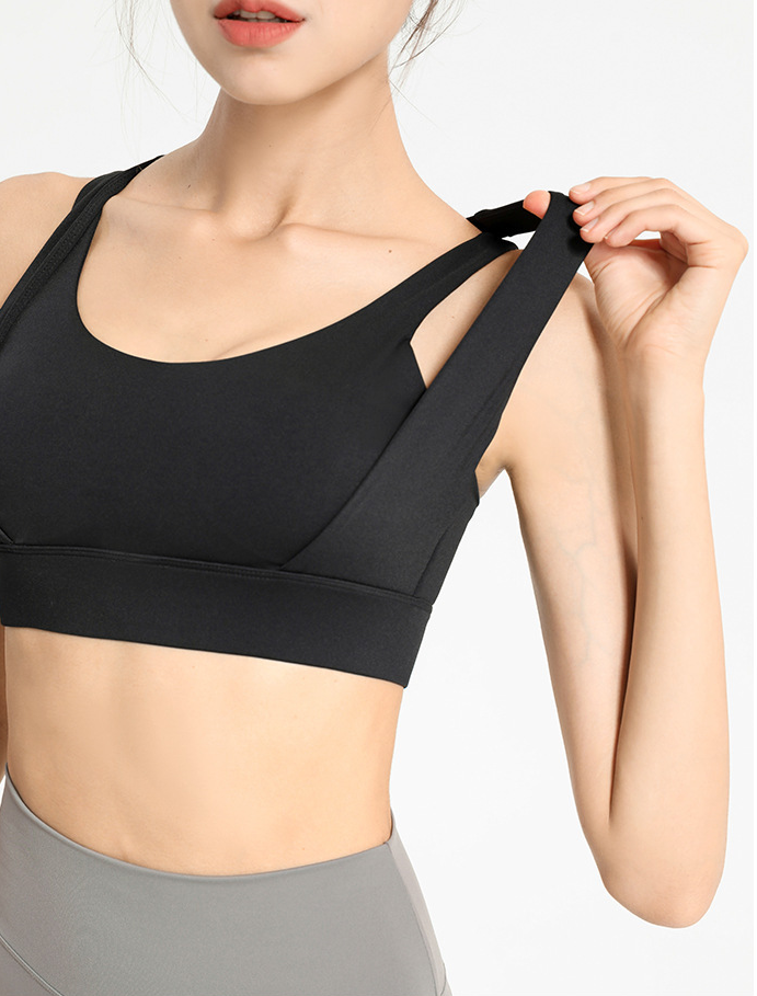 Double Strap Crossback Sports Bra