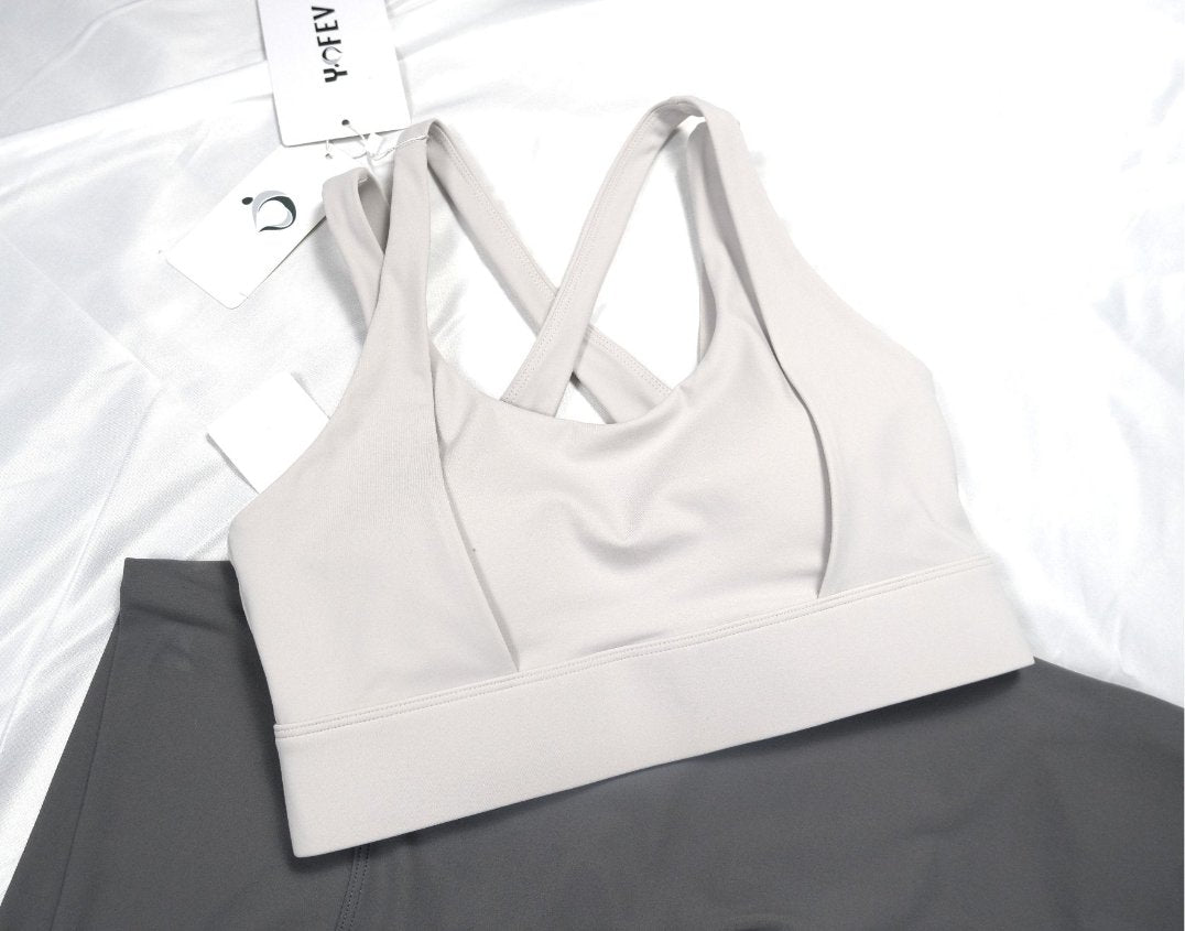 Double Strap Crossback Sports Bra