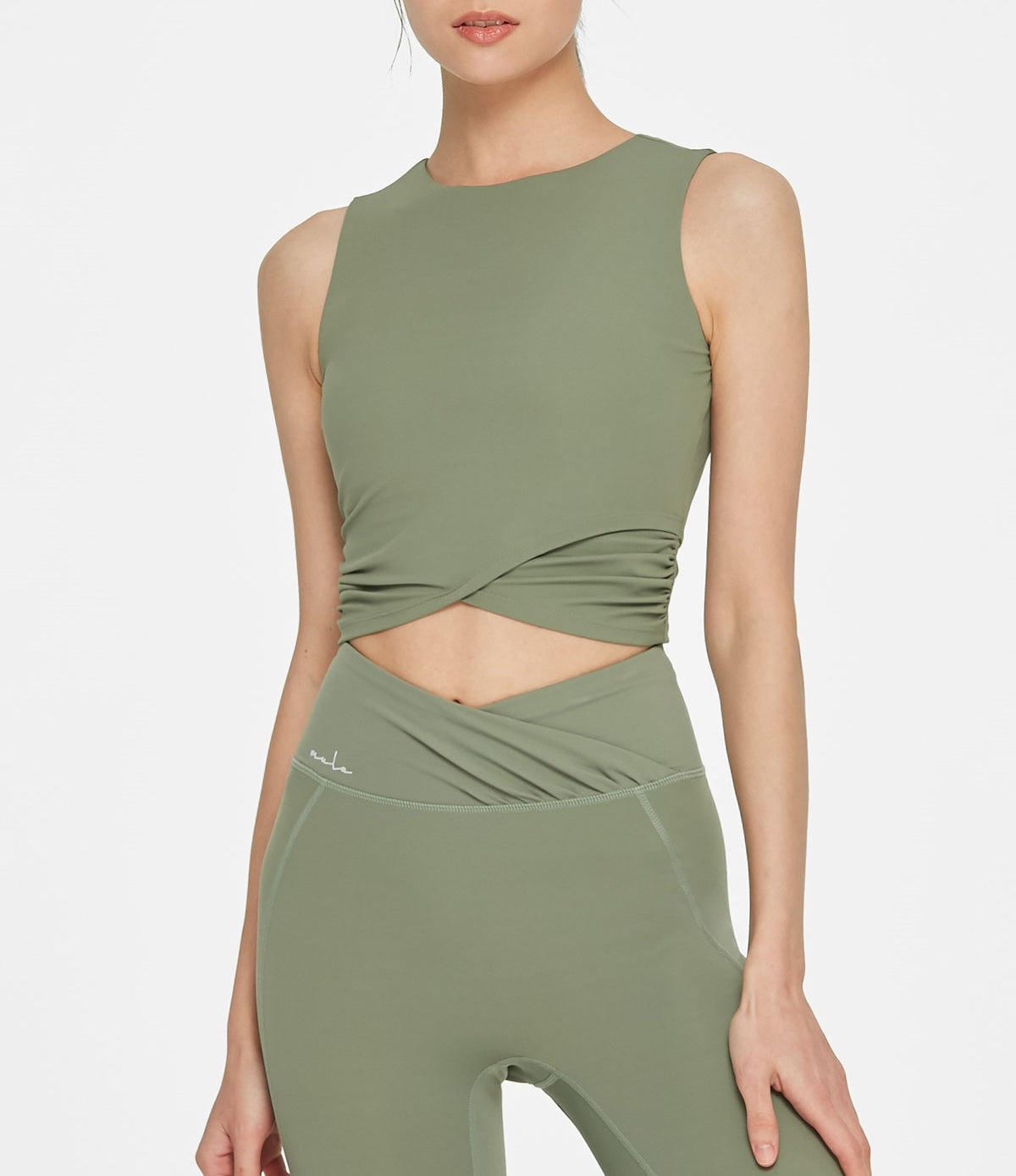 Back Cut Out Crop Top